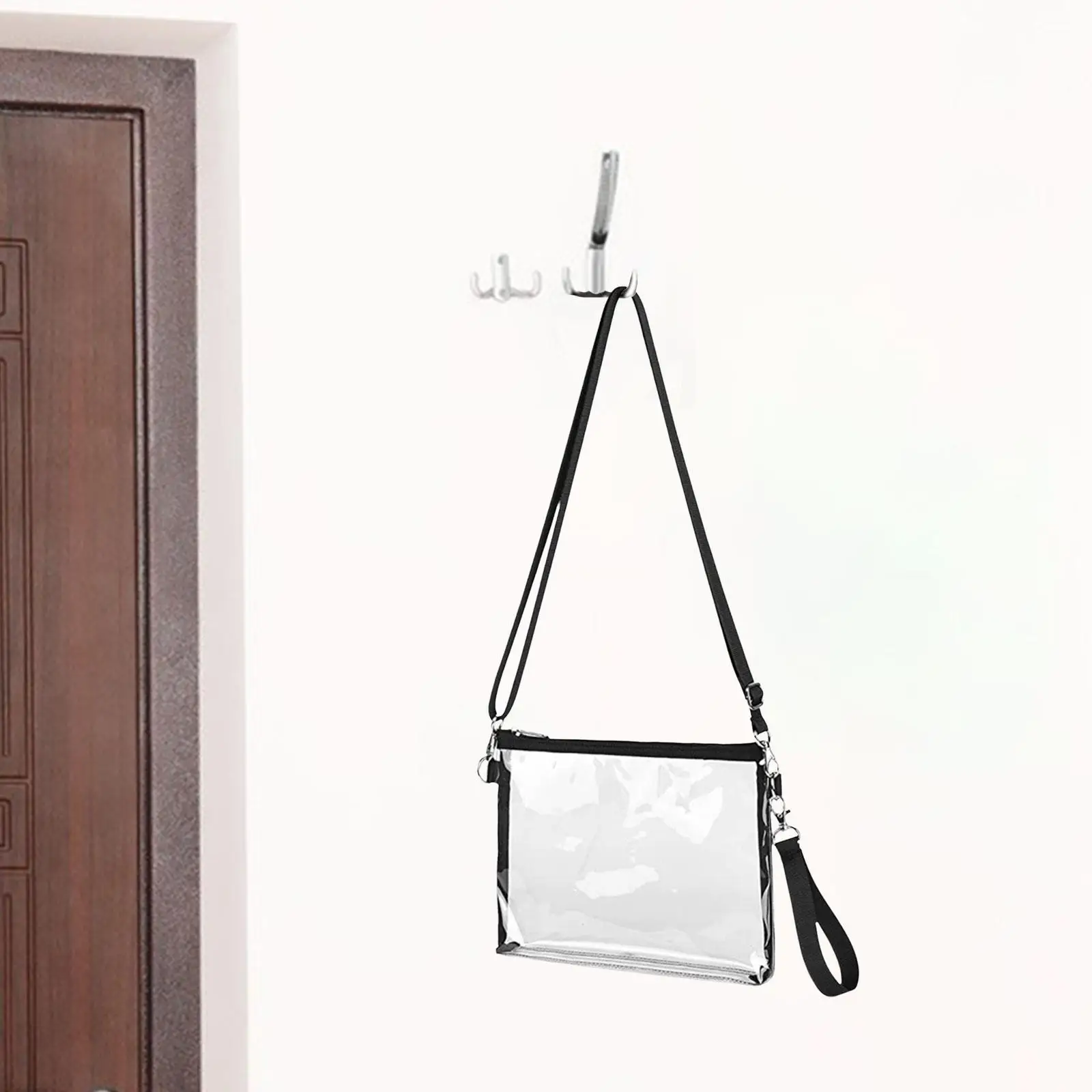 Clear Crossbody Bag Transparent Shoulder Bag for Travel Concerts Prom