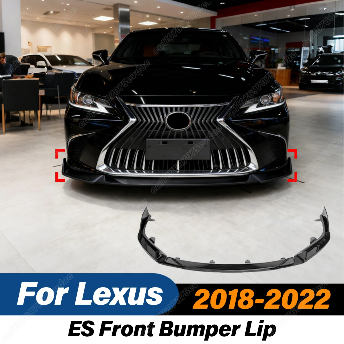 

Для Lexus ES 2018 2019 2020 2021 2022, разделитель переднего бампера, внешние аксессуары, украшение, модифицированная защита кузова автомобиля