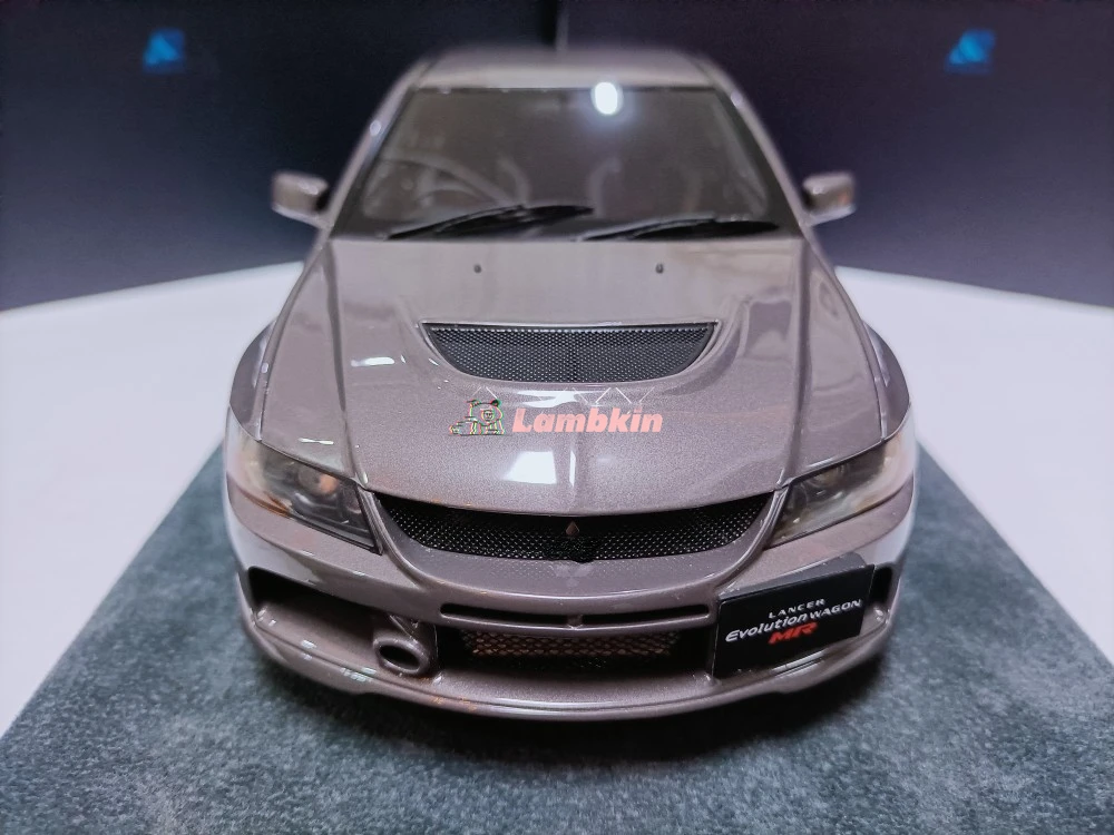 Engup 1/18 For Mitsubishi Evo9 Varies Dark Gray IX Widebody Conversion Touring Car Model