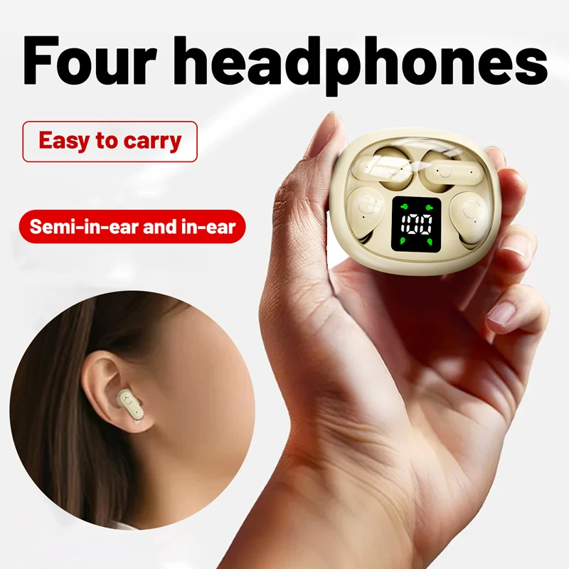 

Беспроводные наушники Dual Wireless Bluetooth 5.4, HiFi-звук, низкая задержка, шумоподавление, для iPhone