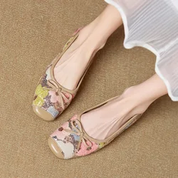 Women Ballet Flats Round Toe Glitters Simple Shoes Slip On Women Loafers Spring Daily Shoes Ladies Ballet Flats Autumn Footwear