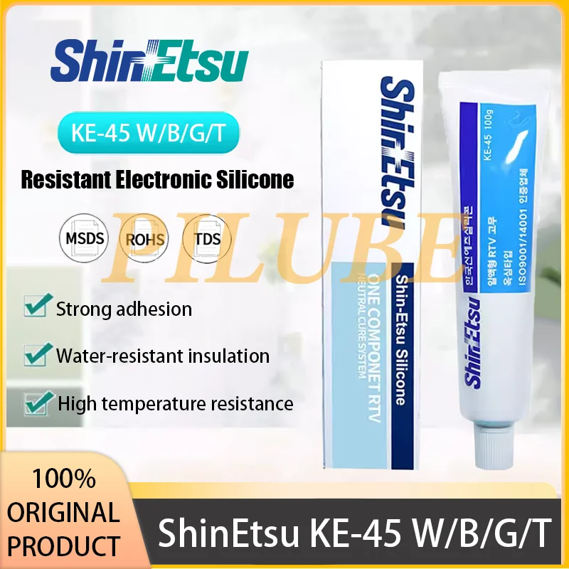 ShinEtsu KE-45 W/B/G/T Oil High Vacuum Silicone Gasket Seam Sealing Grease Original Imported Product