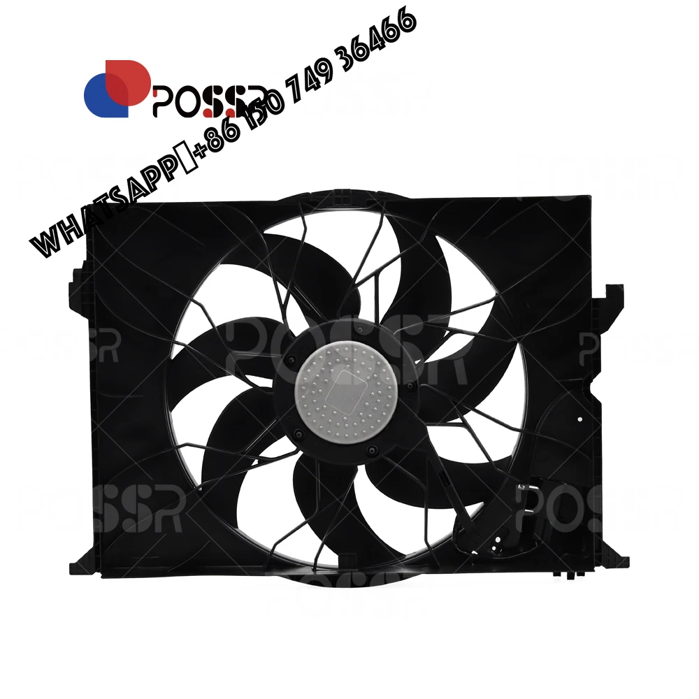 

POSSR 2215000493 Auto Engine Cooling Radiator Fan for Mercedes-Benz S Class C216 W221 V221 3.0T 3.6L 4.8L