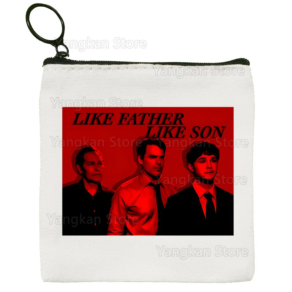 

Dexter Morgan Have A Killer Day Simple Canvas Coin Purse Cartoon Key Case Lady Bag Coin Storage Bag