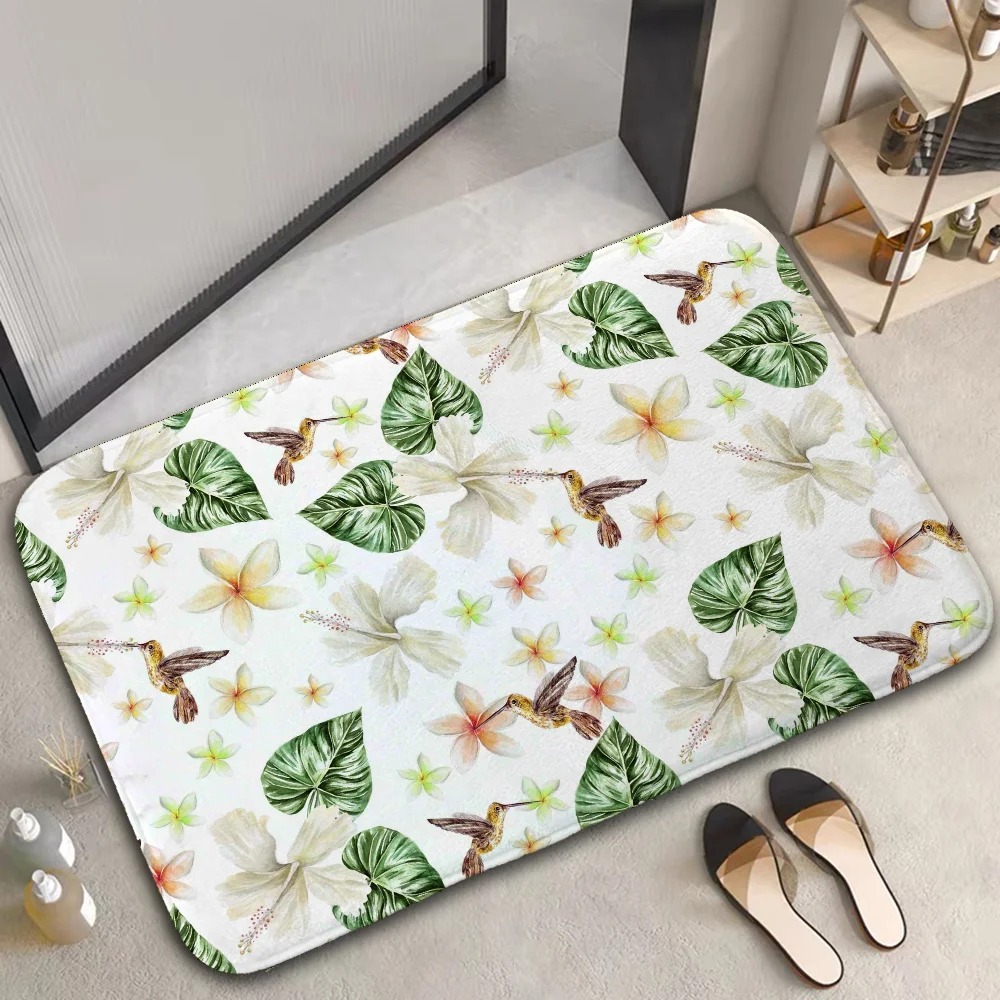 Plant Rugs Bathroom Rug Kitchen Foot Mat Floor Mats House Entrance Mat Carpet for Kitchen Door Bath Prayer Non-slip Home Textile