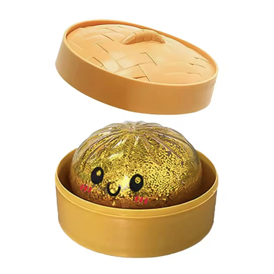 Blind Box Colorful Simulated Dumpling Squishy Relaxing Relieve Anxiety Antistress Enhance Happiness Rebound Squeeze Reliever Toy
