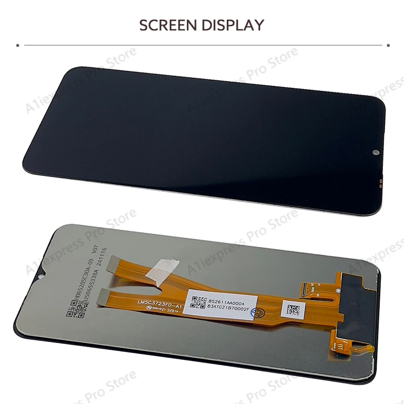 6,5" PLS LCD do Samsung Galaxy A03 Core A032 Wyświetlacz LCD Ekran dotykowy Digitizer Zespół A032F A032M Części do naprawy ekranu LCD — zdjęcie produktu 3