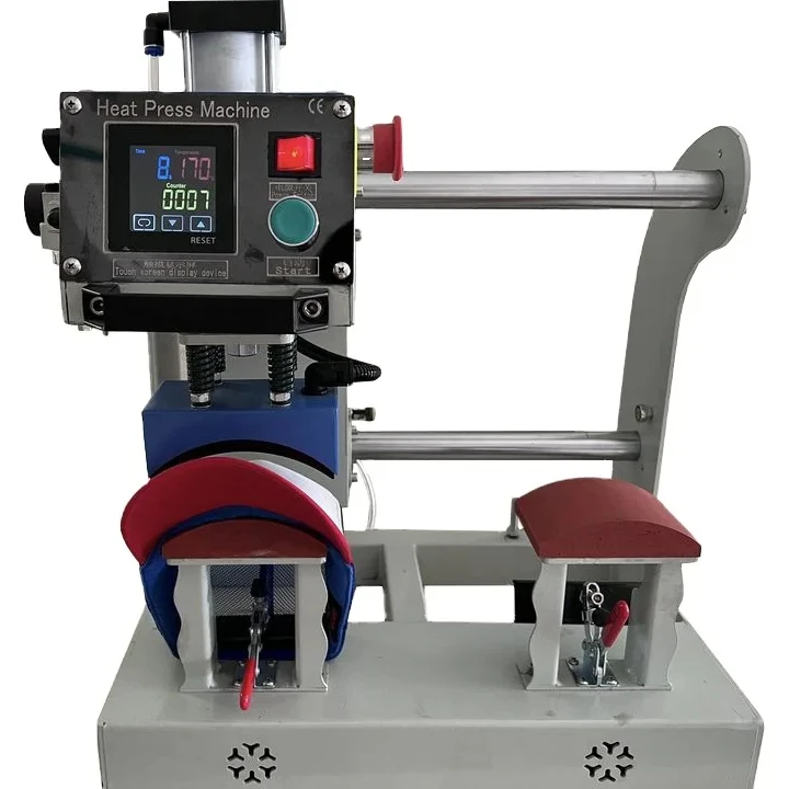 

Mini Heatpress Heat Press Machine Sublimation Printing Thermal Transfer Cap Ironing Machine Personalized peak Cap Heat Press