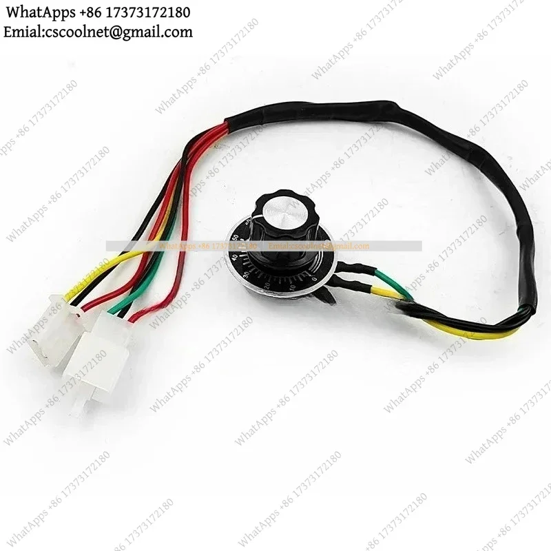 JS02 Potentiometer Throttle Knob Rotary Speed Controller Adjustment Dial Handle For Electric Cart Bike Wheelchair Motor