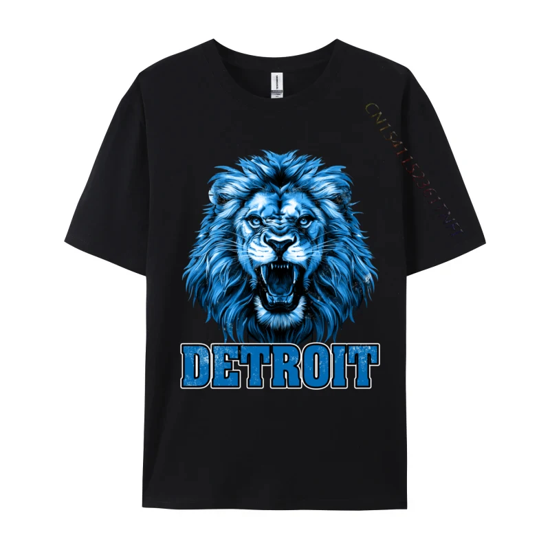 

Detroit Retro Styles 90s Detroit Name Personalized Casual Cotton Fabric Tops Shirt Leisure T-Shirt Plain Simple Style