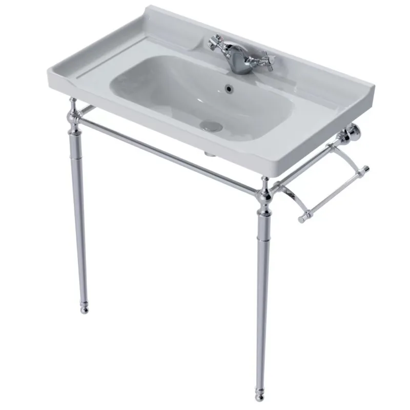 

Vintage brass bracket wash basin Floor-to-ceiling washbasin French bathroom cabinet Wash basin