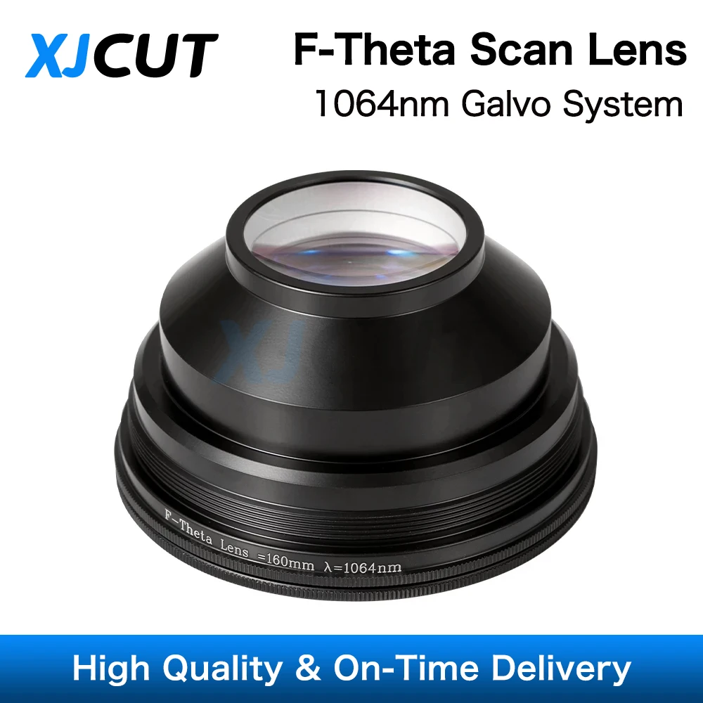 XJCUT F-theta Scan Lens Field Lens 1064nm 50x50 - 300x300 F63-420mm for 1064nm YAG Optical Fiber Laser Marking Machine Parts