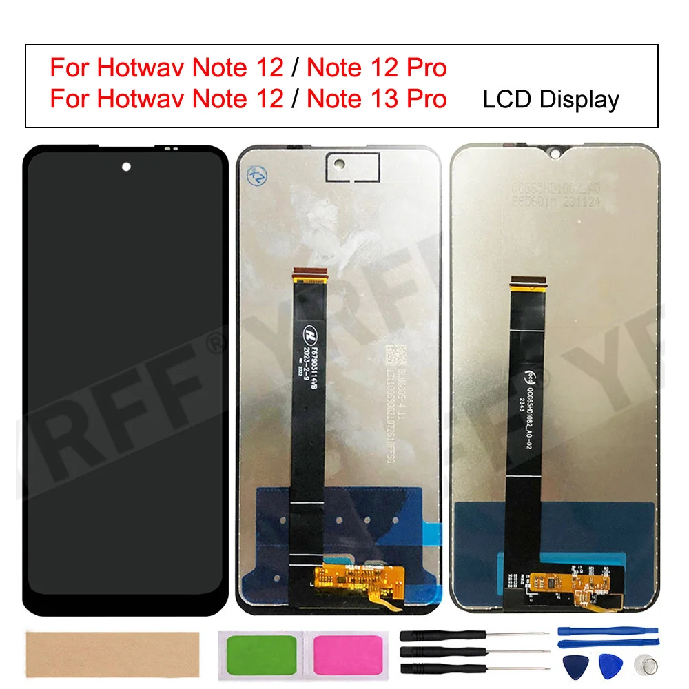 For Hotwav Note 12 Pro,For Hotwav Note 13 Pro,Screen Replacement LCD Display ,Touch Screen Digitizer Assembly Panel Parts