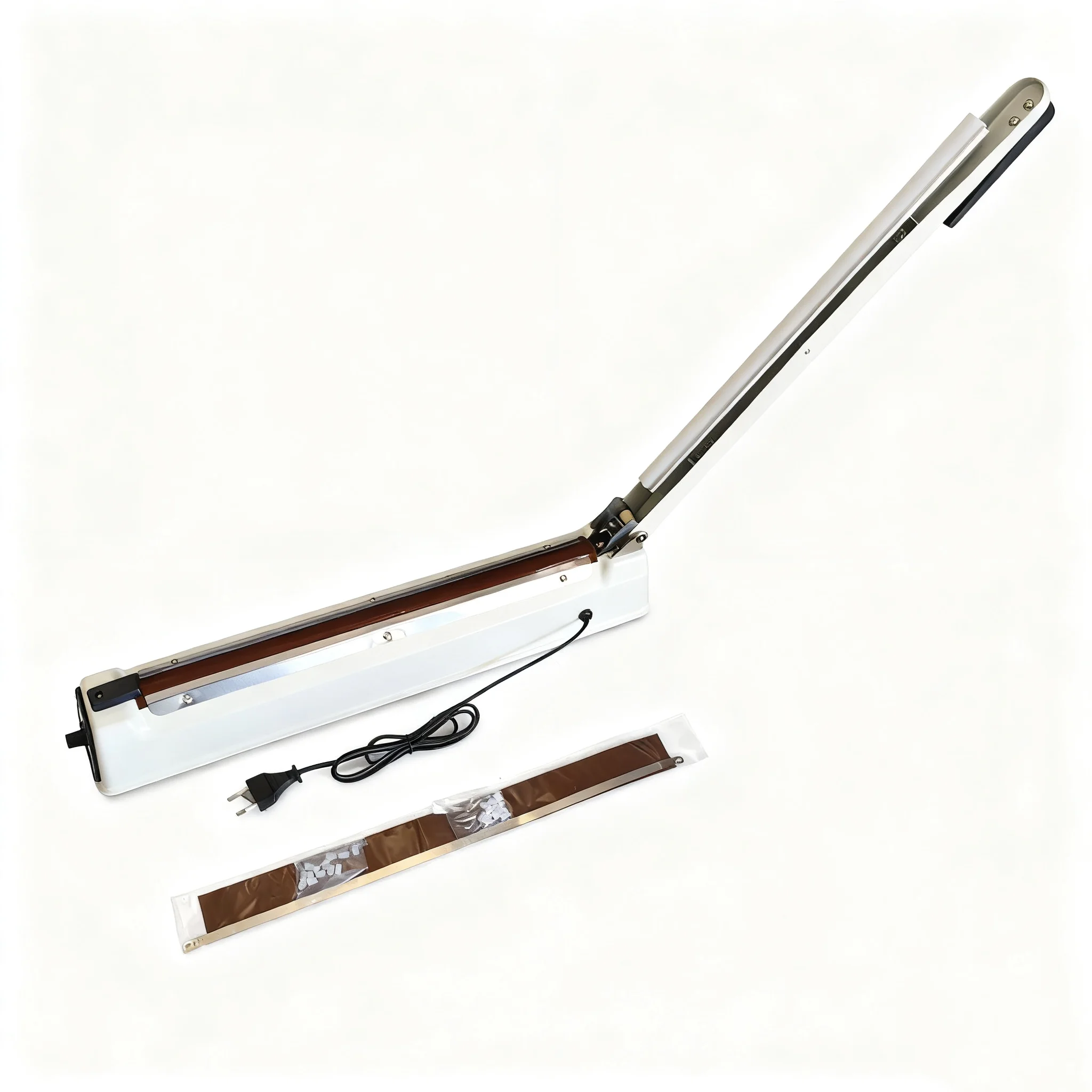 40cm*8mm インパルスシーラー 手動ヒートシーラーマシン 400mm プラスチックバッグ用 コード付きシーラー ヒートシーリング包装機