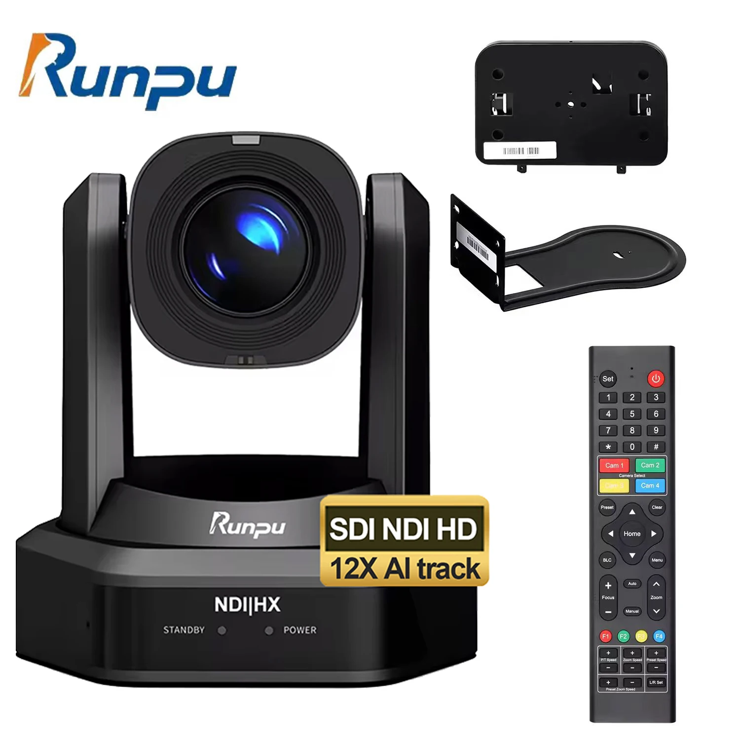 USD478 Free Ship HD66A-12N NDI HX POE SDI 12X Optical Zoom 1080p60 Hd Video Conference PTZ POE IP Camera Support NDI With HD MI