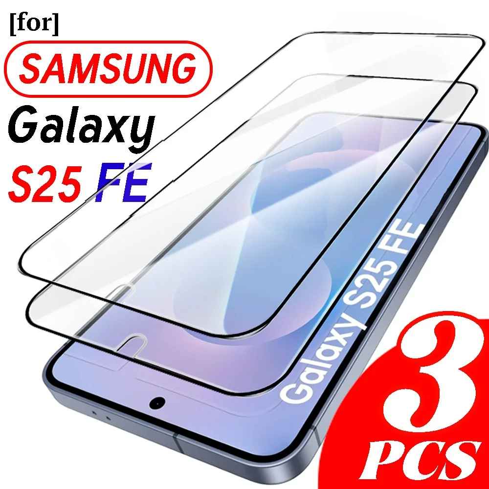 

1 ~ 3 шт. HD защитные пленки для экрана Samsung Galaxy S25 9H, полноэкранное защитное закаленное стекло с защитой от царапин для Samsung Galaxy S25