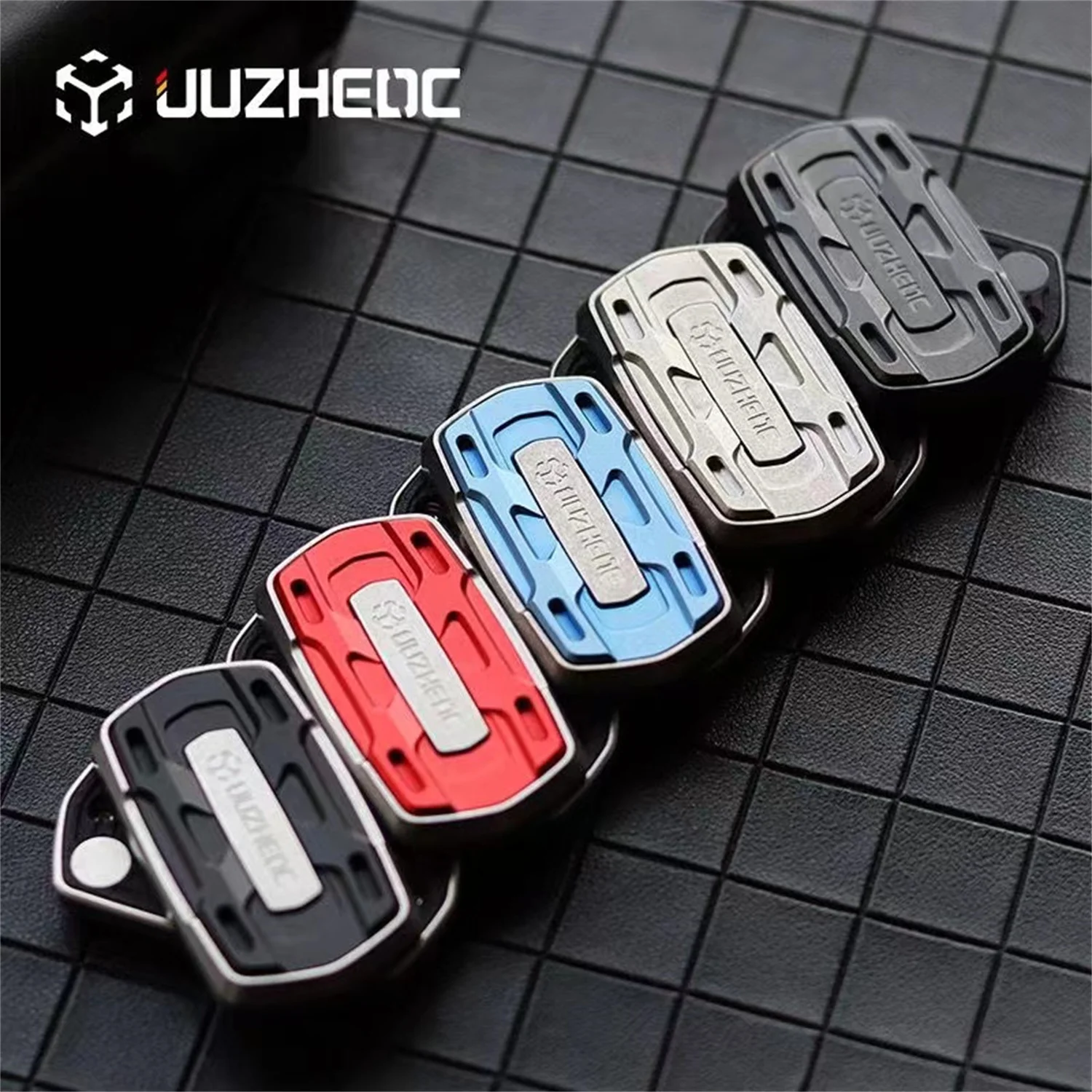 JUZHEN EDC Metal Fidget Silder  Titanium alloy Fidget Toys Decompression Gift Finger Spinner