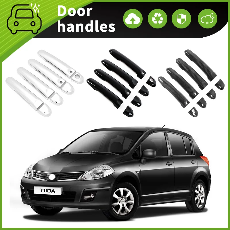 

Suitable for 11-15 Nissan Tiida door bowl handle decorative frame door outer door bowl handle sticker