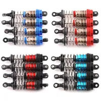 4pcs 75mm 81mm Metal Shock Absorber Damper for MJX 16207 16208 SCY 16101 16102 Wltoys 144001 124019 HBX 16889 RC Car Upgrades