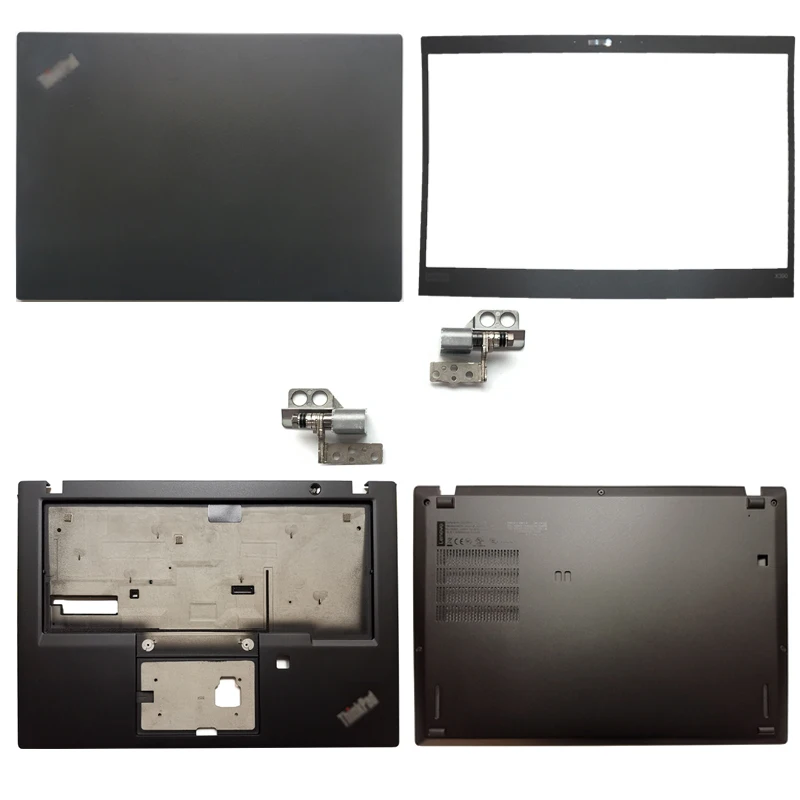 

New laptop cover lenovo thinkpad x390 x395 X13 lcd screen back cover for palmrest top frame bottom case base and hinge 02hl017