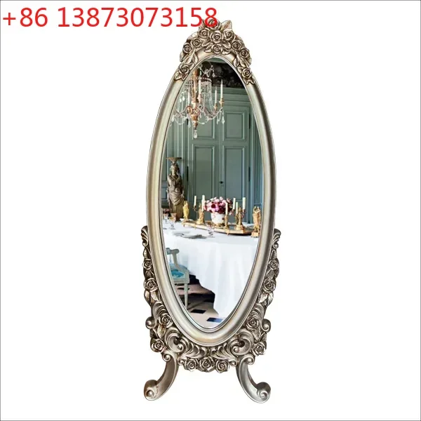 FG10European French retro full-length mirror full-body wall-mounted fitting mirror home clothing store large mirror wall-mounted