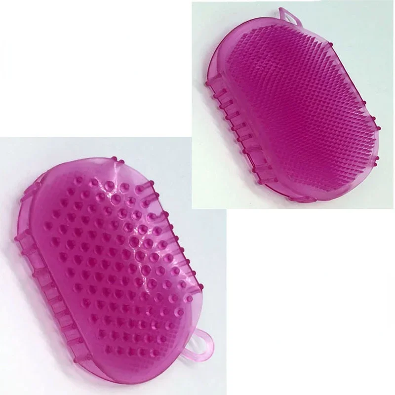 Soft Silicone Massagem Scrub Luvas, Luvas Esfoliantes para Peeling Escova de Banho Corporal, Footbrush para o Banho, Mais Recentes, 2023