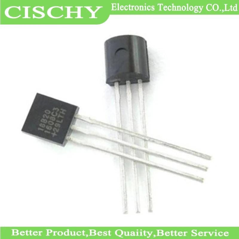 DS1820 Stainless steel package Waterproof DS18b20 temperature probe temperature sensor 18B20 for arduino TO-92