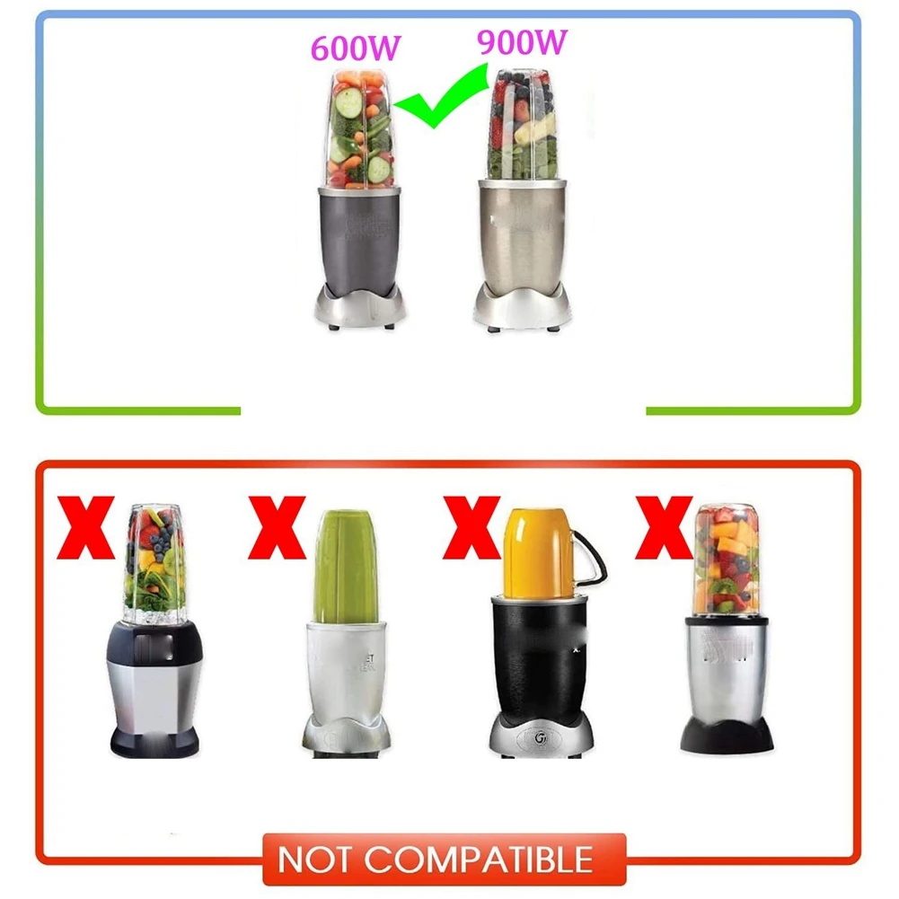 【PASSIONE】 Peças de reposição para liquidificador Nutribullet 600W 900W, incluindo lâmina extratora, junta, almofada de amortecimento e engrenagem