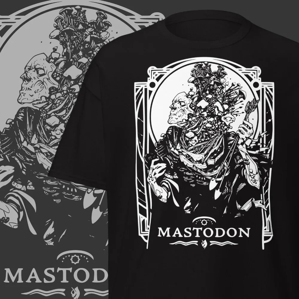 Mastodon T-Shirt Metal Band Damen Herren Sommer Baumwolle Grafik T-Shirts Erwachsene Streetwear Camisetas Tops Tee Kurzarm Boyfriend