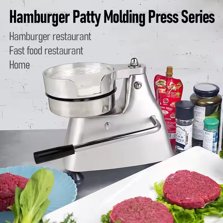 forNon Stick Manual Hamburger Patty Press Adjustable Beef Burger Maker