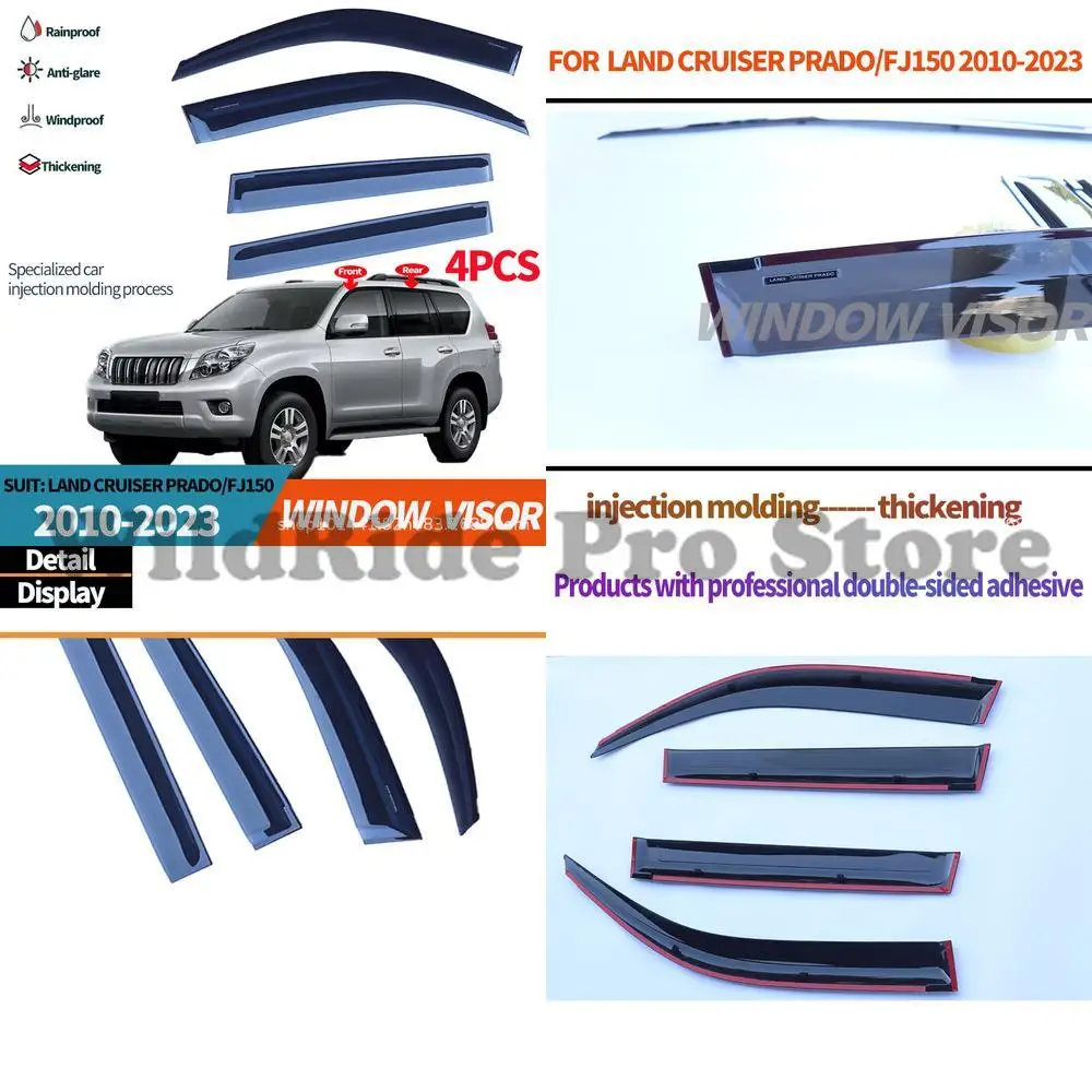 

1 комплект для Toyota Prado FJ150 2010+ оконный козырек от дождя