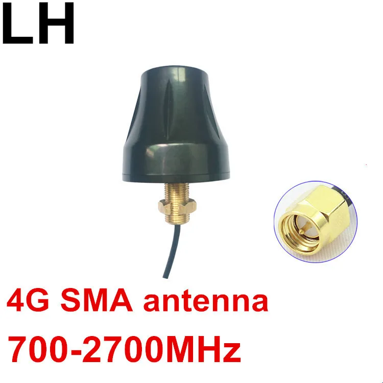 

4G OMNI screw thread antenna 700-2700MHz LTE no ground SMA antenna high gain RG174 aerial