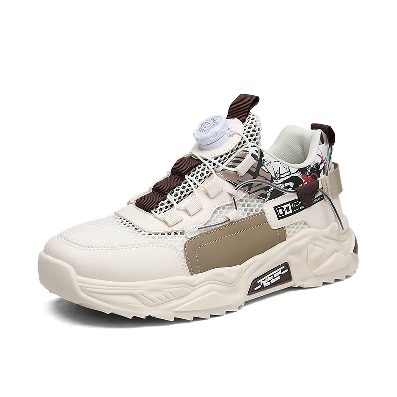 Herren-Motorradschuhe, atmungsaktive Papa-Schuhe, trendige Schuhe, Sport-Freizeitschuhe, Herrenschuhe