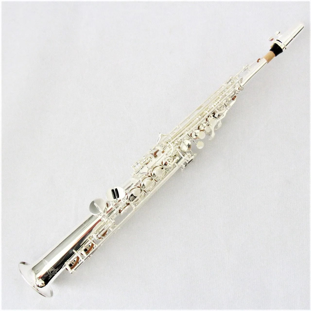 Silver Plated High End Saxofone Soprano Factory Supply Saxophone Soprano Professional Good Price Soprano Saxophone