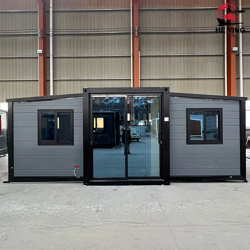 

Customized Luxury 20FT Expandable Container House Portable Modular Shipping Container Office 2 Bedroom Unit Made Steel Sandwich