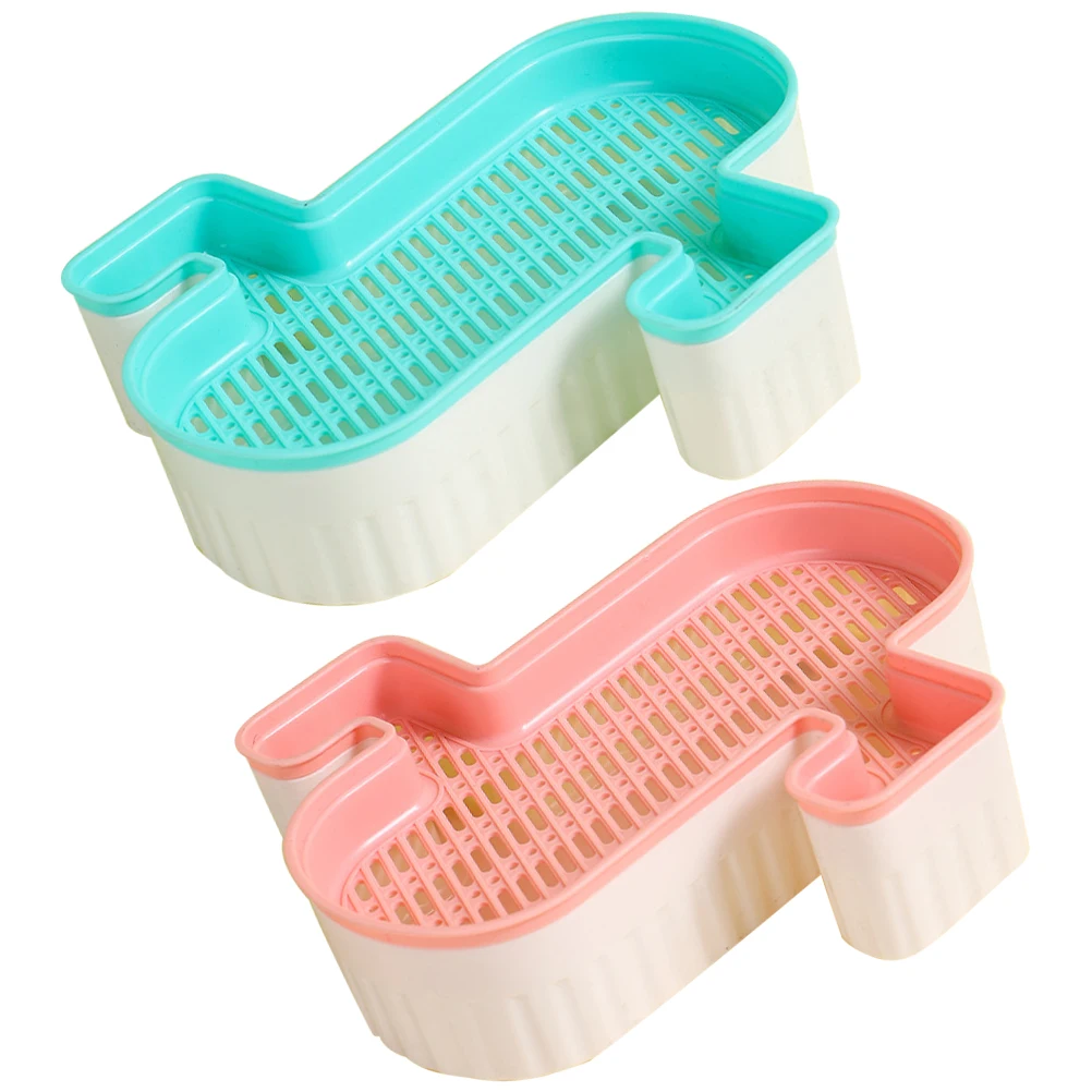 

Convenient Cat Grass Planter Box 2pcs Indoor Soilless Planting Pot for Home Catnip Pets Nursery Growing Container