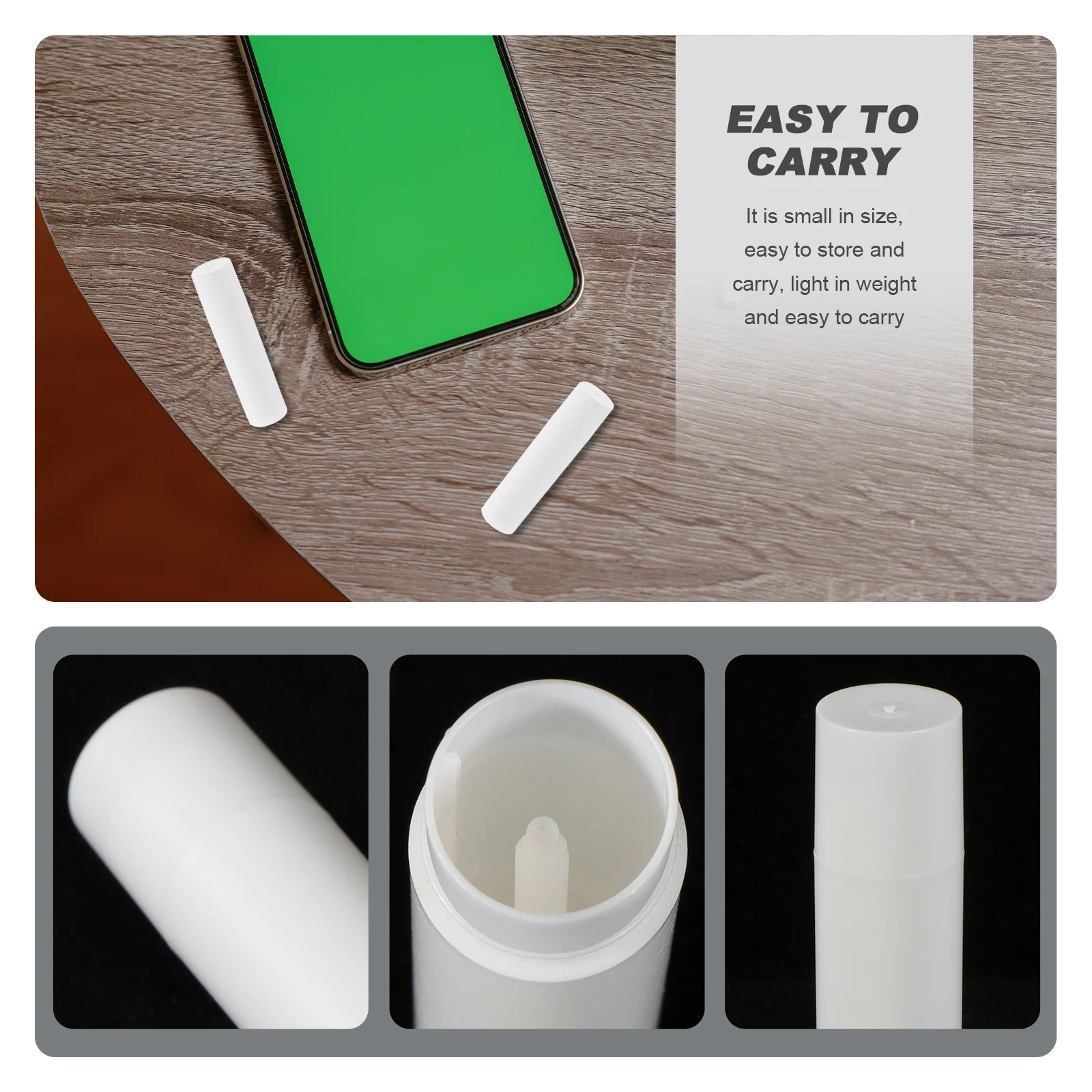 50 قطعة من حاويات أحمر الشفاه ذات الصنعة الدقيقة، تصميم عمود فريد من نوعه، أنابيب ملمع الشفاه المتينة، تخزين المكياج المحمول #6