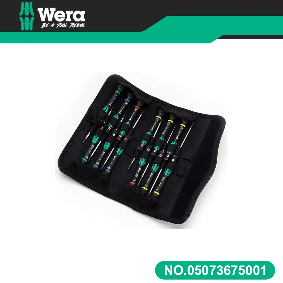 

WERA Kraftform Universal Precision Screwdriver Set Phone Watch Camera Repair Screwdrivers Kit hand tools 05073675001 12 PCSBui