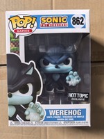 Sonic The Hedgehog Action Figure Funko Pop Werewolf Sonic#862 Model Toys Desktop Decorations Ornaments Limited Doll Gifts