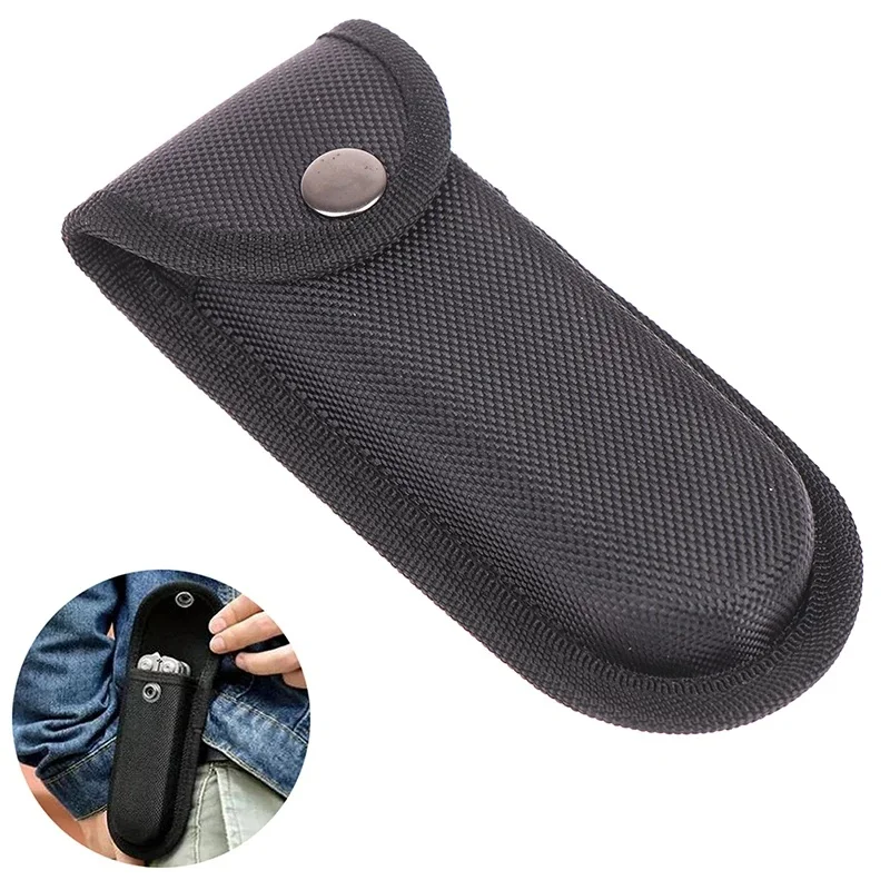 2 قطعة أكسفورد النايلون سكين للفرد علبة التعبئة والتغليف في الهواء الطلق النايلون طقم السكاكين كماشة Scabbard الحقيبة سكاكين الجيش غطاء أكياس