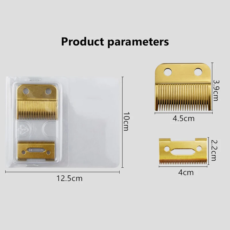 B92A pour Wahl Magic Clip Cord et lame de rechange sans fil + lame de coupe (lame en acier)-or