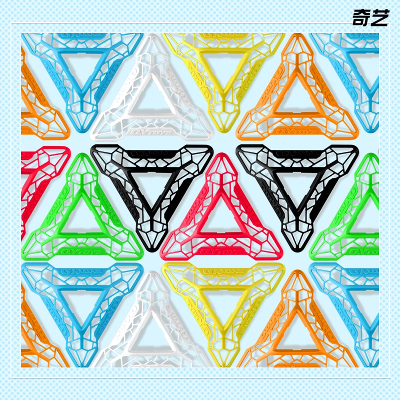 14 stks QY DNA Kubus Stand 3x3x3 Magische Kubus Basic Kubus Houder 14 stks/set Kleurrijke DNA Houder met Qiyi 3x3x3 Kubus Puzzels