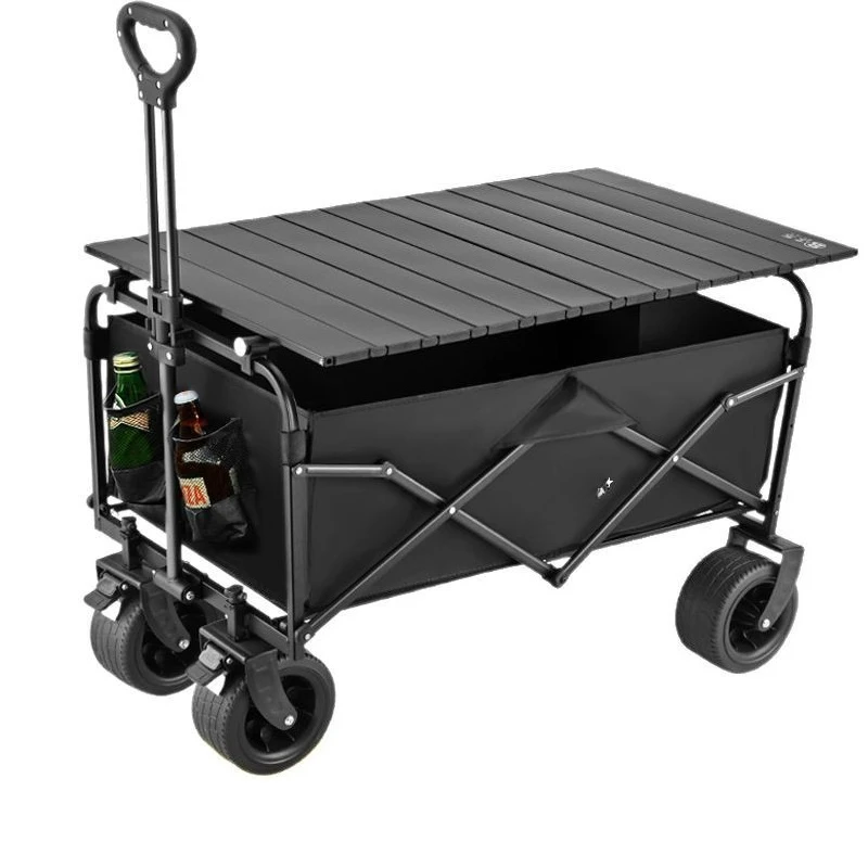 

Picnic Trailer Camping Hand Rod Stall Universal Trolley
