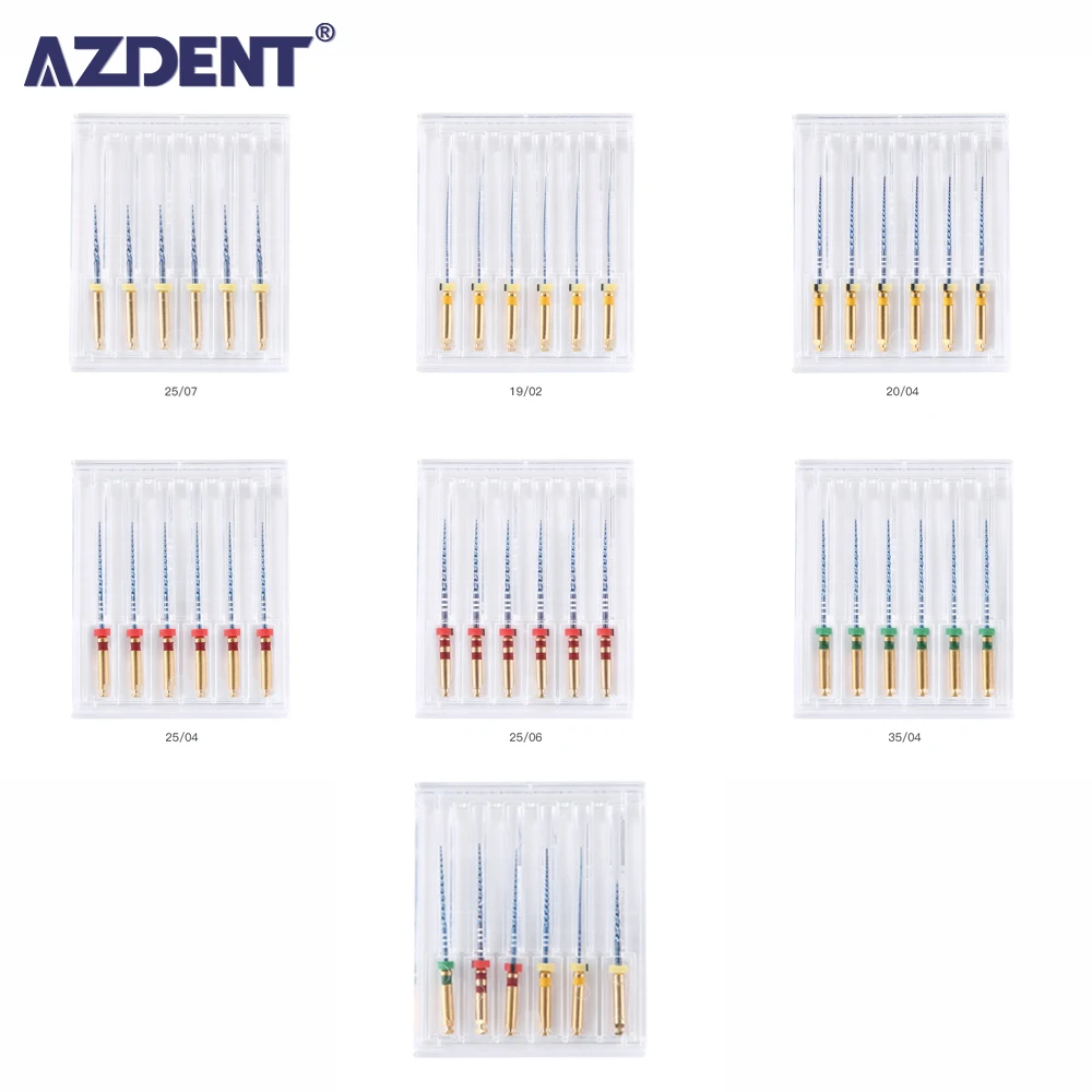 AZDENT Dental Endo  Root File Root Canal Engine Use Endondontic  Dentist Tool Instrument 25mm