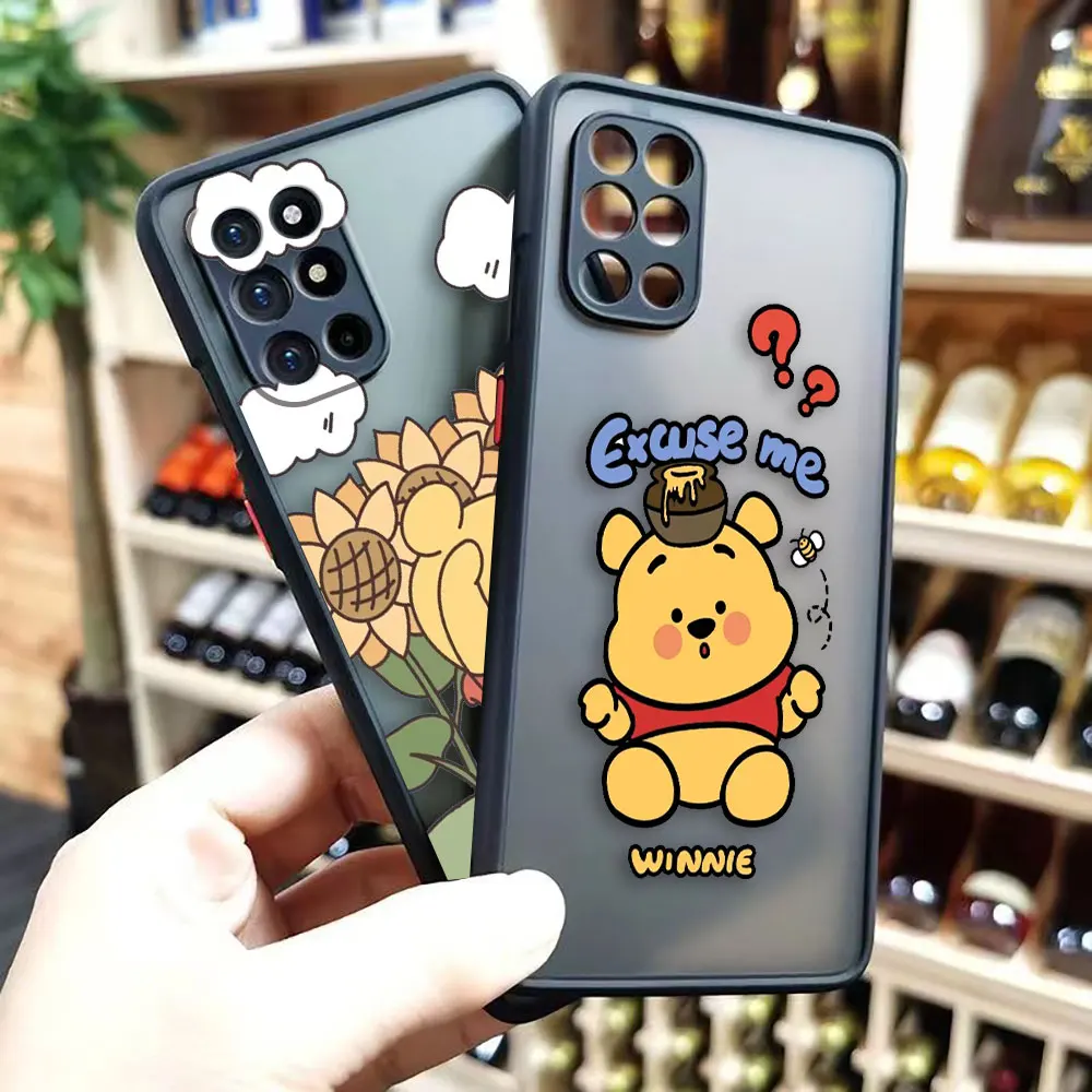 Matte Phone Case for Oneplus 10 9 8T 8 7 7T 6 6T 5 5T PRO NORD CE 2 N10 N100 5G Case Funda Capa Shell Disney\'s Adorable Pooh