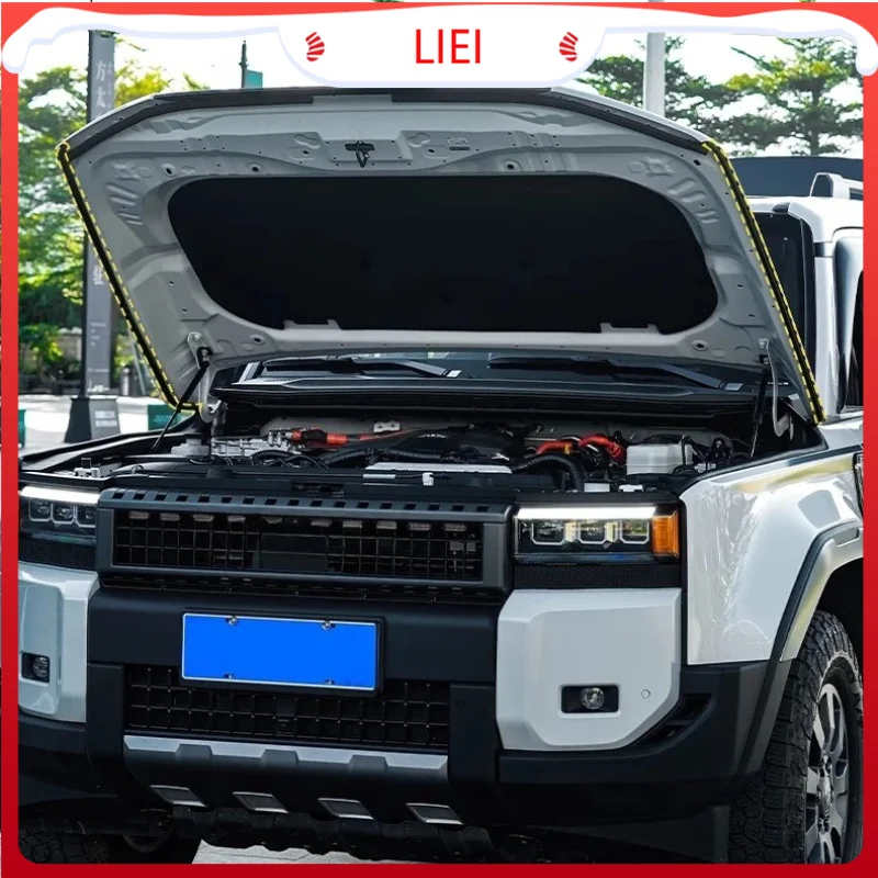 LIEI For Toyota Land Cruiser LC250 2024 2025 Car Door Sealing Strips Sound Insulation Front Engine Hood Noise Reduction Seal Str
