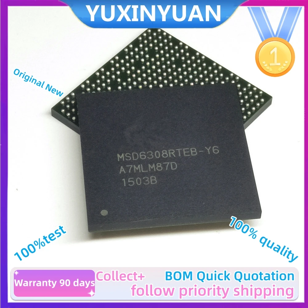 1PCs/Lot  New Original MSD6308RTEB-Y6 MSD6308RTE-Z1 MSD6308RTE-W2 MS6308RTE-SW MSD6308RTC-Z1  BGA Chips  in Stock100%Quality 