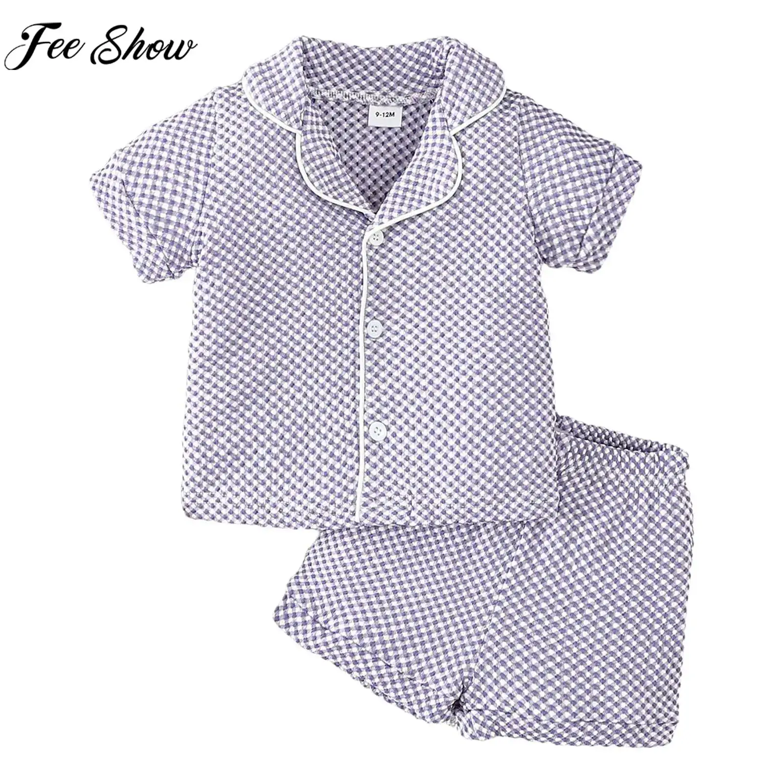 

Детская летняя повседневная одежда, однотонный дизайнерский комплект, футболка с коротким рукавом и отложным воротником и шорты, повседневная одежда, одежда для сна, одежда для отдыха