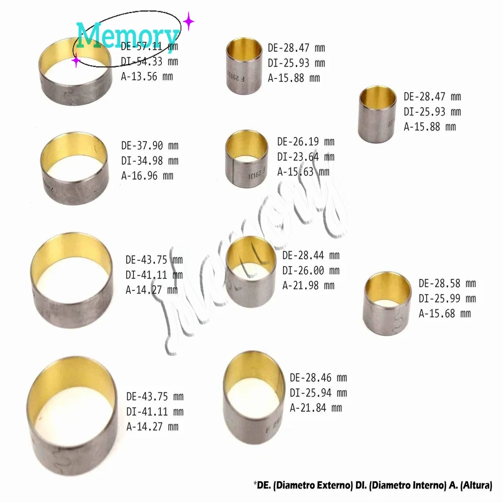 

High-quality DPO AL4 Automatic Transmission Bronze Bushing Kit For Peugeot 307 Citroen Renault This kit is a direct replacement