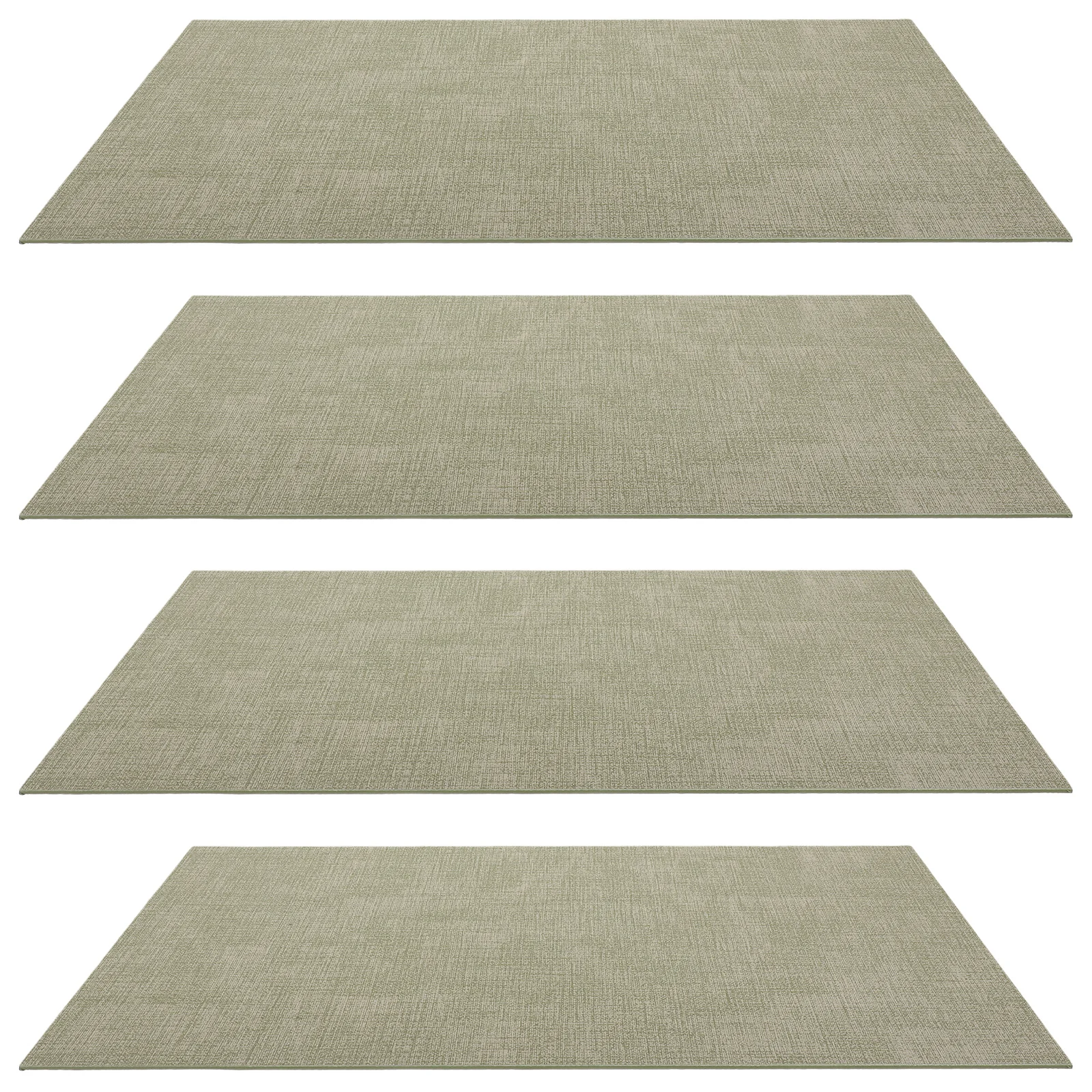 

4Pcs Reusable Placemats Spill Proof Heat Resistant Table Mats Wipeable Surface for Indoor Outdoor Dining Decoration